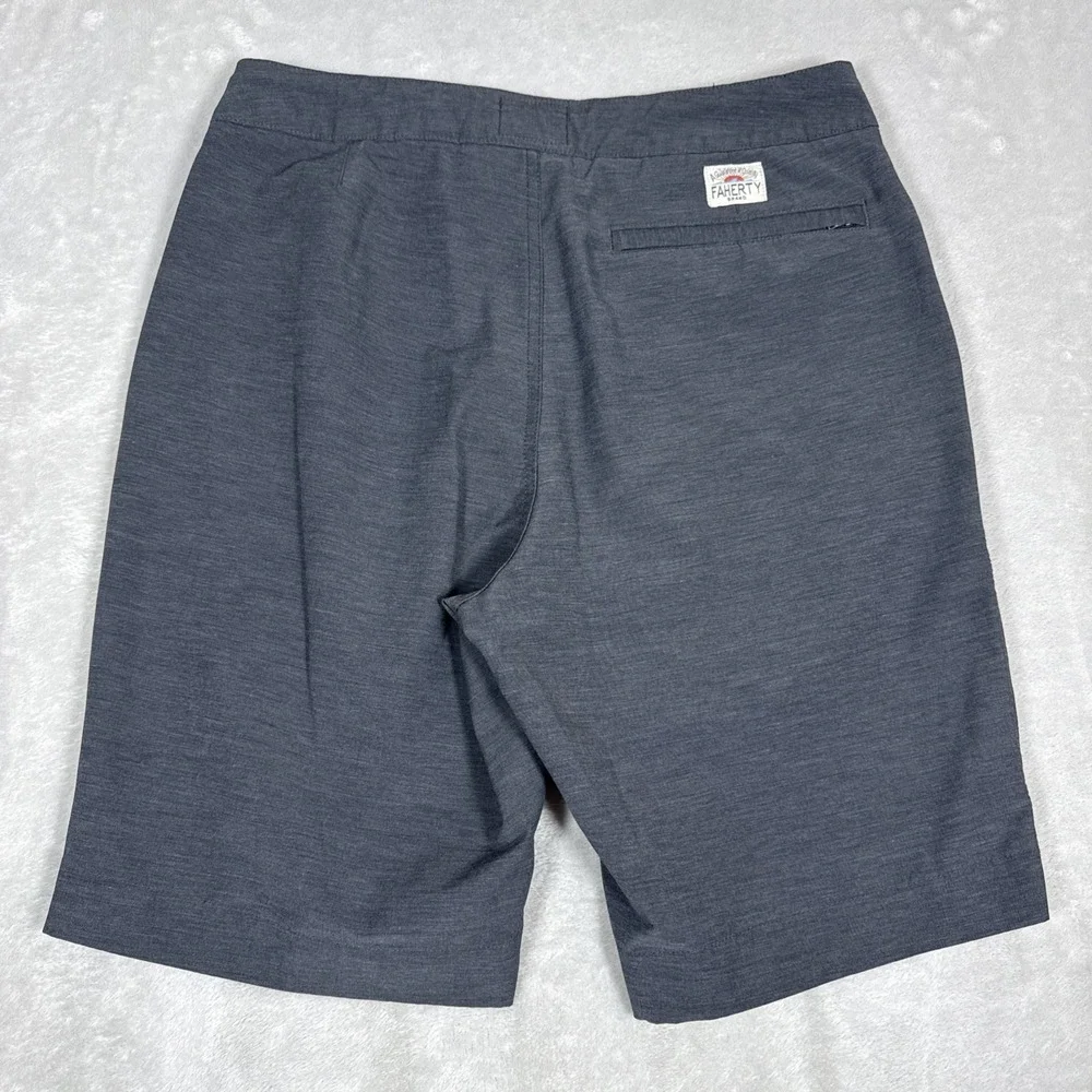 Faherty All Day Shorts Men's Size 29 Dark Gray 9in Inseam Hiking Casual
